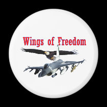 Flügel F-16 der Freiheit magnete