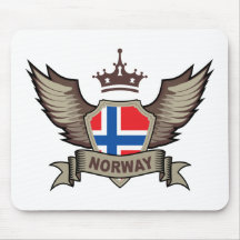 Flügel Norwegen Mousepads