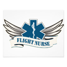 Flugkrankenschwesterflügel Individuelle Einladungskarte