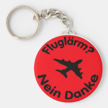 Fluglärm? Nein Danke Schlüsselbänder