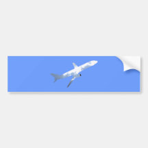Flugzeug airplane autosticker