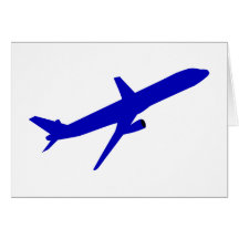 Flugzeug airplane karten