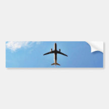 Flugzeug auf Himmel Autosticker