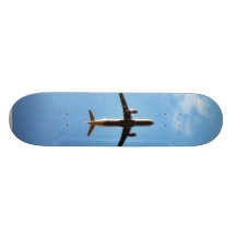 Flugzeug auf Himmel Bedruckte Skateboarddecks