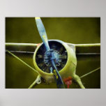 Flugzeug - DeHavilland U-6A Biber Poster