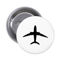 Flugzeug-Flugzeug-Flugzeugikone Anstecknadelbuttons