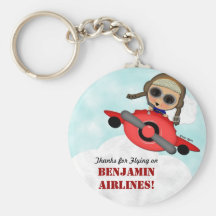 Flugzeug-Party-Schlüsselketten-Bevorzugungen Schlüsselanhänger