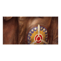 Flugzeug - Pilot - die Flugjacke Bild Karte