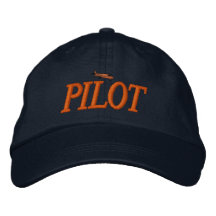 Flugzeug-Pilot gestickter Hut Baseballcap