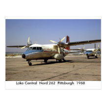 Flugzeug-Postkarte