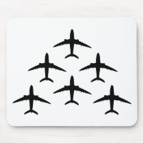 Flugzeugarmada mousepads
