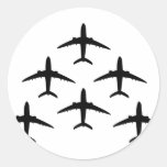 Flugzeugarmada Sticker