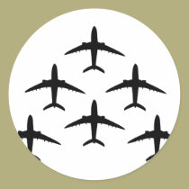 Flugzeugarmada aufkleber