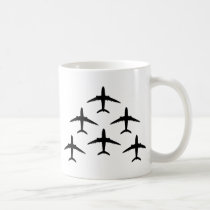 Flugzeugarmada tassen