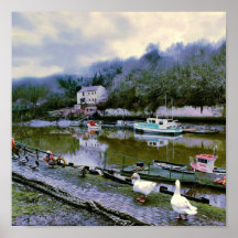 Fluss-Abnutzung Posterdrucke