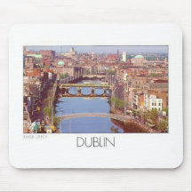 Fluss Liffey (St.K.) Irlands Dublin Mauspads