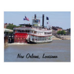 Fluss Mississipi-Boot New Orleans Louisiana Postkarte