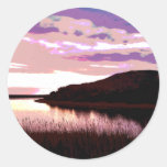 FLUSS-SONNENUNTERGANG STICKER