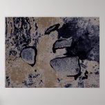 Fluss-Steine Plakatdrucke