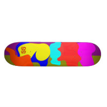 Flüssiges Skateboard Personalisiertes Skatedeck