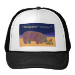 Flusspferd-Feiertage Baseball Caps