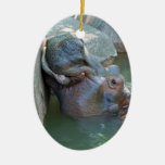 Flusspferd-Verzierung Ornamente