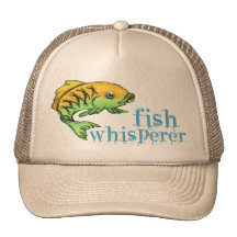 Flüstern zu den Fischen! Hut das Fischen des Fisch Baseball Kappe