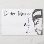 Flyer der Drifter-Bedrohungs-(Ihr Bild meine Wand)