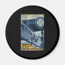 Flyg Aerotransport Fluglinien-Flugzeug-Flugzeug Magnets