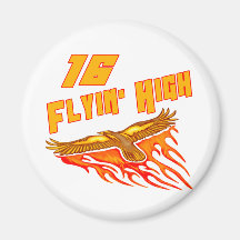 Flyin hohe 16. Geburtstags-Geschenke Magnete