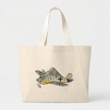 focke fw-190 Wolf Leinentaschen