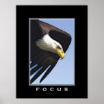 FOKUS enormes motivierend Kunst-Plakat