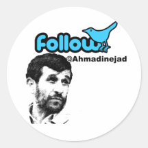 Folgen Sie Ahmadinejad Aufkleber