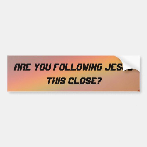 FOLGEN Sie Auto Sticker