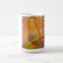 folk rock girl playin' electric tassen