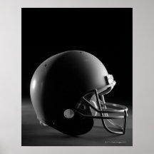 Football-Helm Plakat