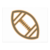 football rugby postkarten