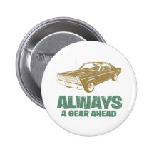 Ford 1966 Fairlane GT 427 Anstecknadelbuttons