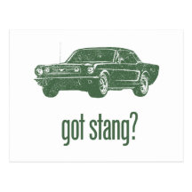 Ford-Mustang-Coupé 1966 Postkarte