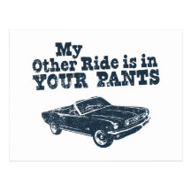 Ford-Mustang-Kabriolett 1966 Postkarte