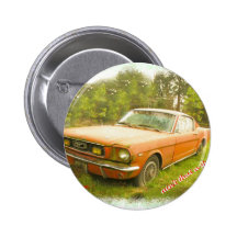 Ford-MustangFastback 1966 Anstecknadelbutton