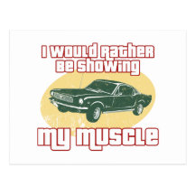 Ford-MustangFastback 1966 Postkarte