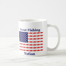 Forelle-Nations-Becher Tee Tassen