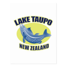 Forellefisch-See taupo Neuseeland Postkarte