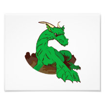 Foreshortened grünes dragon.png photographie