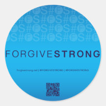 Forgivestrong runder Aufkleber