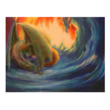 "Forlorn Dream" Dragon Postcard