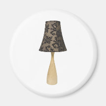 Formale belaubte Lampe Magnete