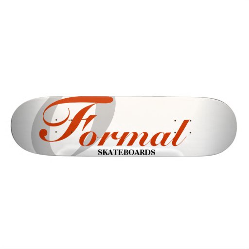 Formales Logo Skateboard Brett