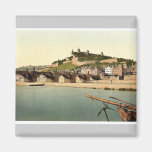 Fort und alte Brücke, Würzburg, Bayern, Deutschlan Kühlschrankmagnete
